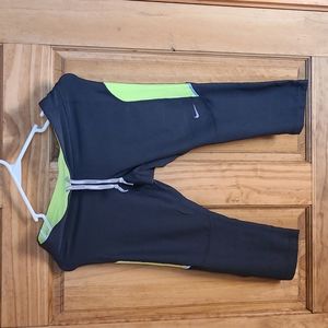 Nike dri fit small cropped running pants